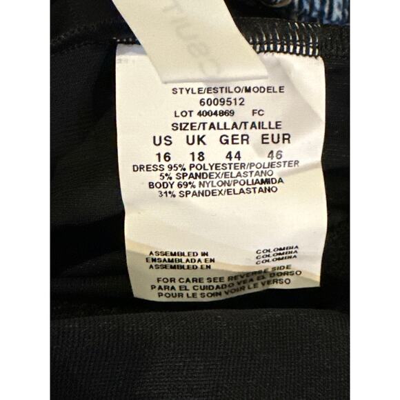 MagicSuit Women's Blue Jean Parker Swimdress One-Piece Sz 16 #6009512 Slimming - Picture 14 of 15